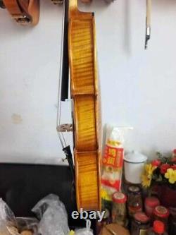 Violon 4/4 modèle Guarneri en érable flammé massif avec dos en érable et table en épicéa fait à la main N2.