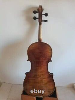 Violon 4/4 modèle Guarneri en érable flammé massif, table en épicéa, fait main 4150