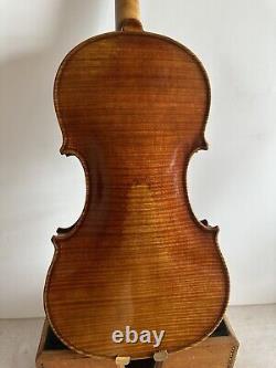 Violon 4/4 modèle Guarneri en érable flammé massif, table en épicéa, style ancien fait main 4135