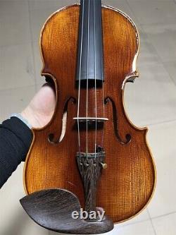 Violon 4/4 très flammé fabriqué à la main avec étui et archet 042702