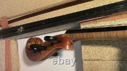 Violon Vintage 4/4 Fiddle Old Antique Utilisé Grandeur Nature