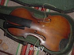 Violon ancien Stradivarius Vintage de 1900 avec archet et étui