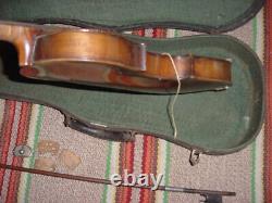 Violon ancien Stradivarius Vintage de 1900 avec archet et étui