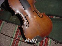 Violon ancien Stradivarius Vintage de 1900 avec archet et étui