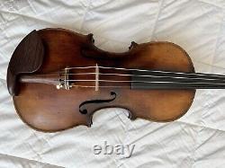 Violon ancien de qualité 4/4 italien étiqueté Strad