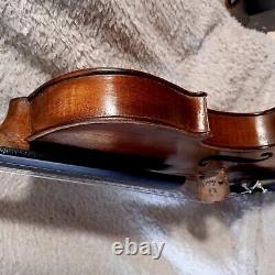 Violon d'occasion, étiquette ancienne, Italie