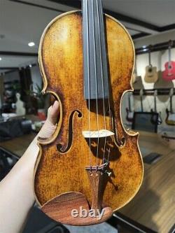 Violon professionnel ancien vintage 4/4 limité / Fabriqué à la main / Bois séché depuis 20 ans