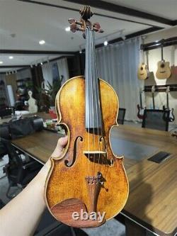 Violon professionnel ancien vintage 4/4 limité / Fabriqué à la main / Bois séché depuis 20 ans