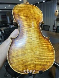 Violon professionnel ancien vintage 4/4 limité / Fabriqué à la main / Bois séché depuis 20 ans