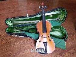 Violon rare E. Martin Sachsen copie du modèle Stradivarius vers 1890, étui Lifton