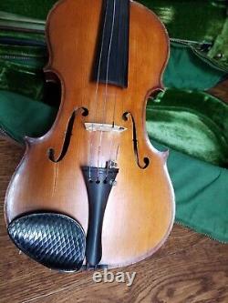 Violon rare E. Martin Sachsen copie du modèle Stradivarius vers 1890, étui Lifton