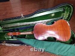 Violon rare E. Martin Sachsen copie du modèle Stradivarius vers 1890, étui Lifton