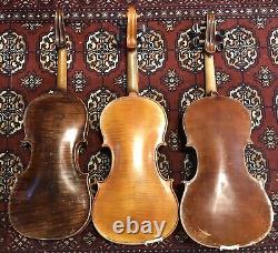 Violons anciens intéressants (3) à réparer